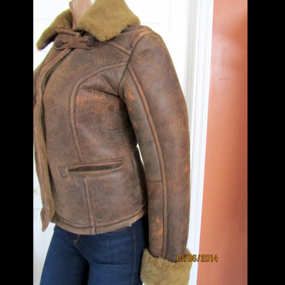 ugg shearling bomber jacket